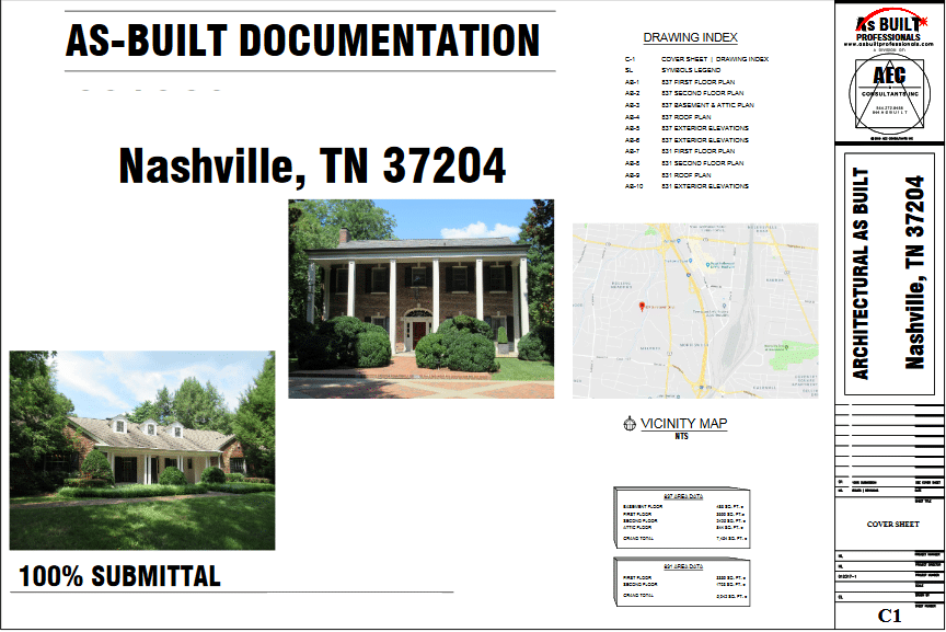 As Built Estate and Guest House Nashville, TN